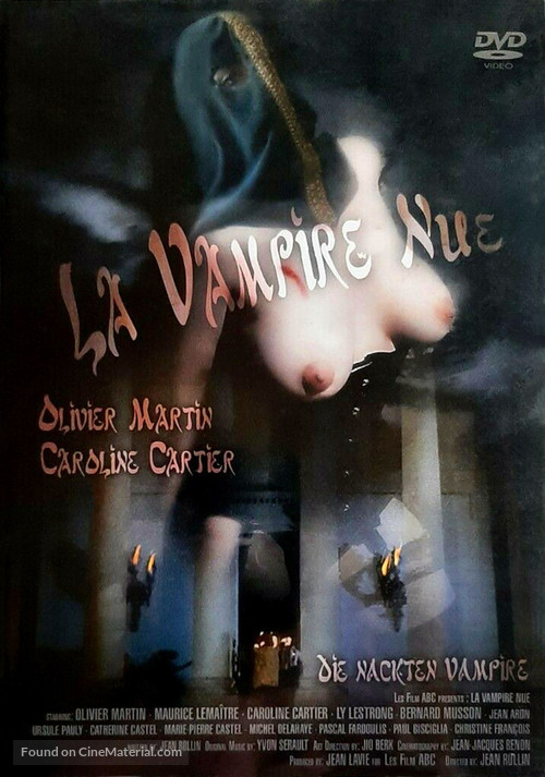 La vampire nue - French DVD movie cover