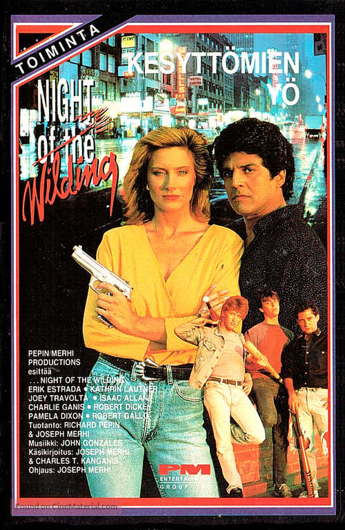 Night of the Wilding - Finnish VHS movie cover