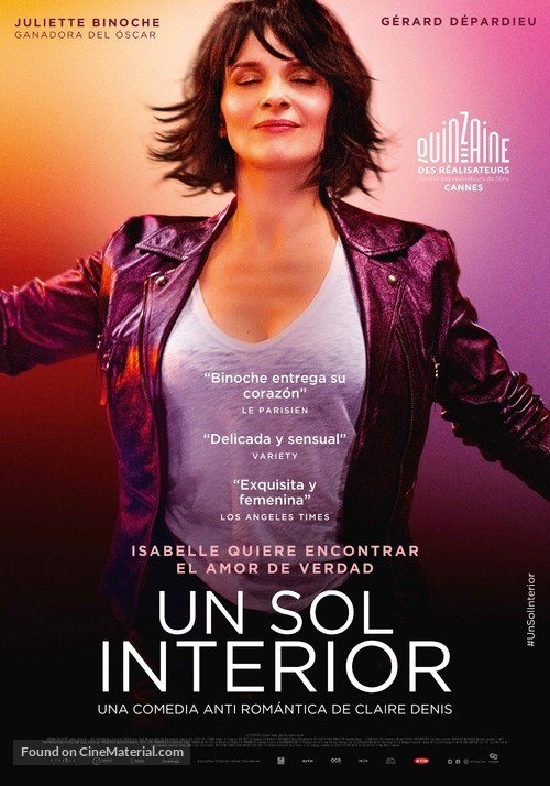 Un beau soleil int&eacute;rieur - Colombian Movie Poster