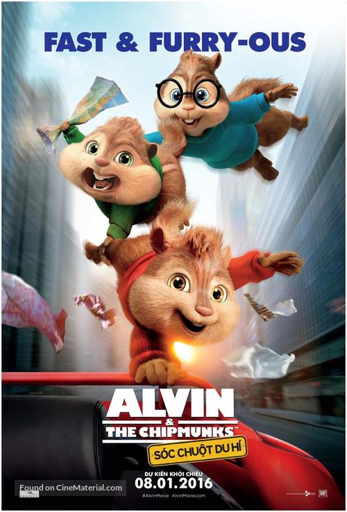 Alvin and the Chipmunks: The Road Chip - Vietnamese Movie Poster