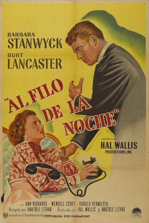 Sorry, Wrong Number - Argentinian Movie Poster