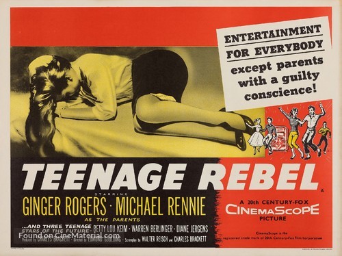 Teenage Rebel - British Movie Poster