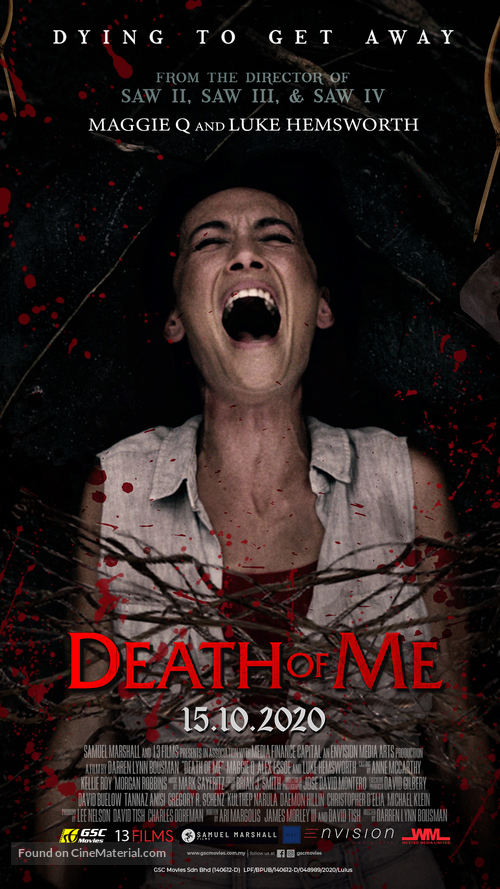 Death of Me - Malaysian Movie Poster