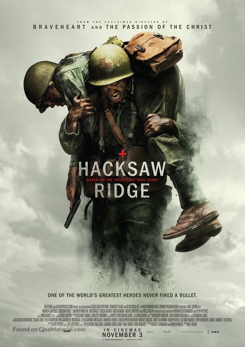 Hacksaw Ridge - Australian Movie Poster