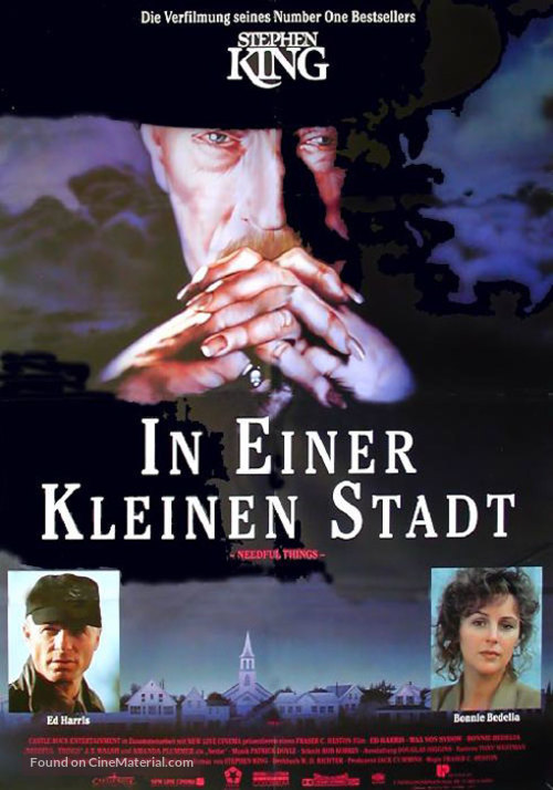 Needful Things - German Movie Poster