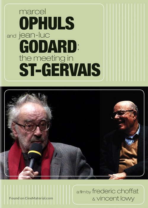 Marcel Ophuls et Jean-Luc Godard, La rencontre de St-Gervais - DVD movie cover