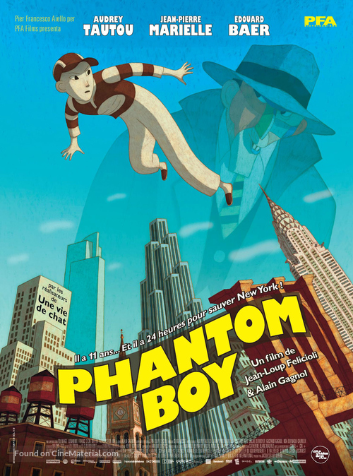 Phantom Boy - French Movie Poster
