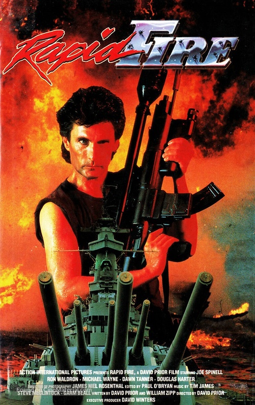 Rapid Fire - German VHS movie cover