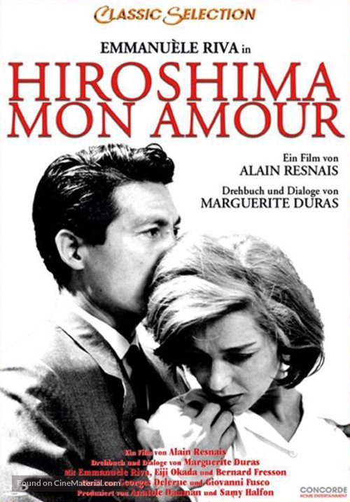 Hiroshima mon amour - German DVD movie cover