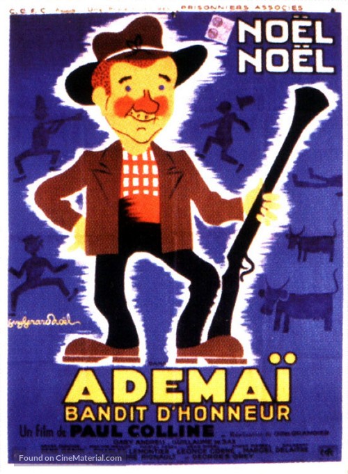 Ad&eacute;ma&iuml; bandit d&#039;honneur - French Movie Poster