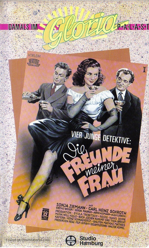 Die Freunde meiner Frau - German VHS movie cover