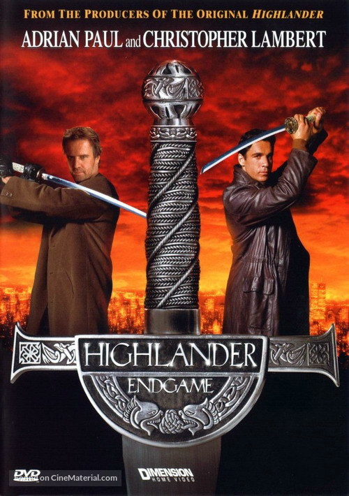 Highlander: Endgame - DVD movie cover