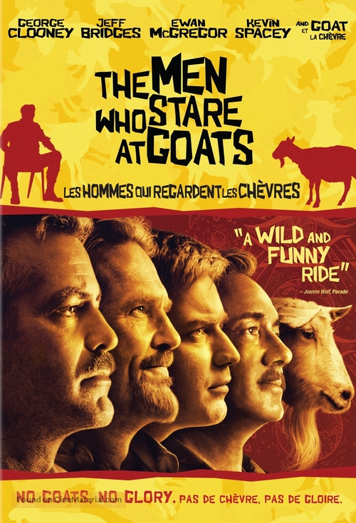 The Men Who Stare at Goats - Canadian DVD movie cover