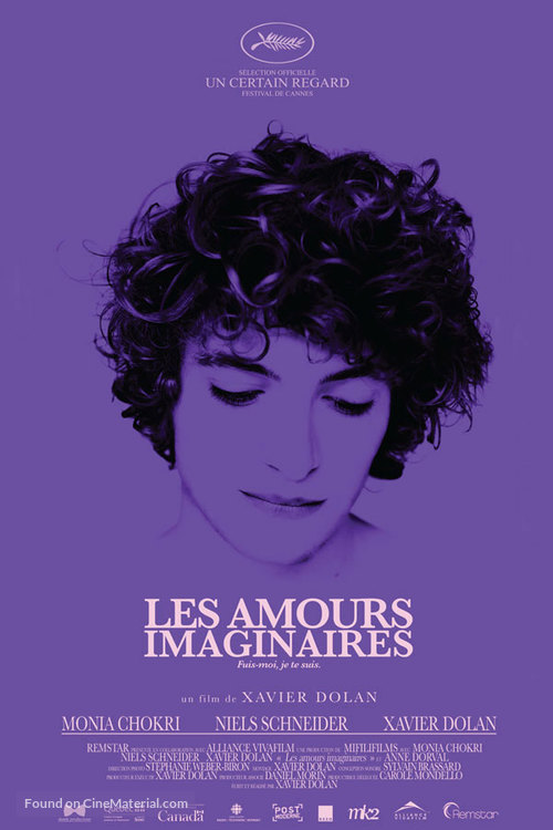 Les amours imaginaires - Canadian Movie Poster