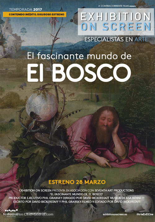 The Curious World of Hieronymus Bosch - Spanish Movie Poster