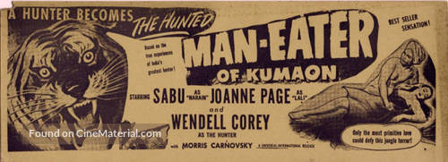 Man-Eater of Kumaon - Movie Poster