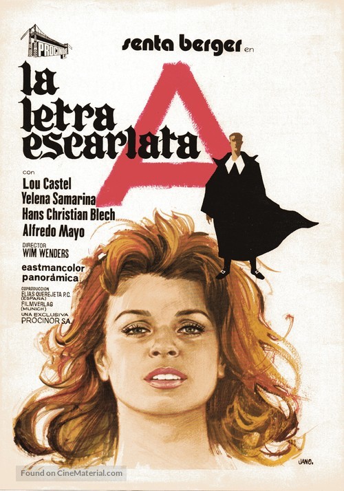 Scharlachrote Buchstabe, Der - Spanish Movie Poster