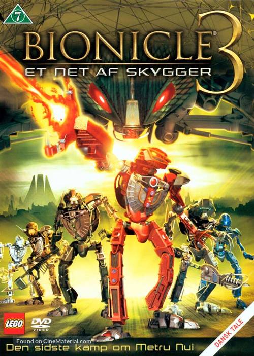 Bionicle 3: Web of Shadows - Danish DVD movie cover