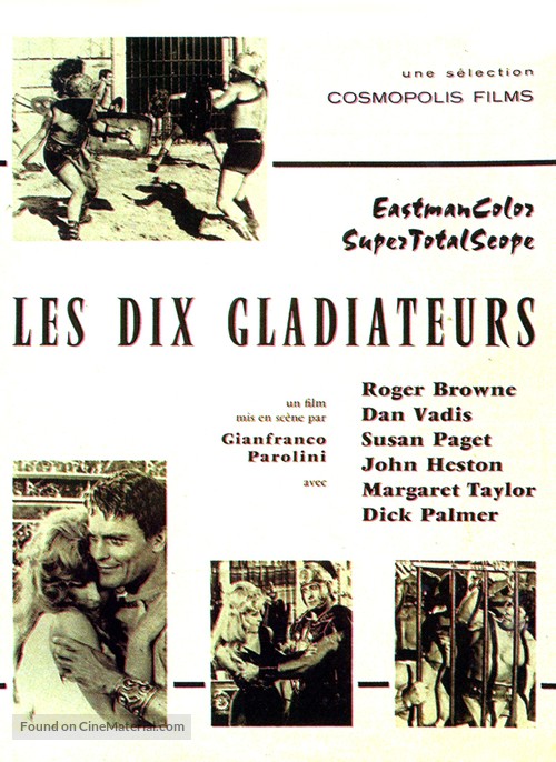 Dieci gladiatori, I - French Movie Poster