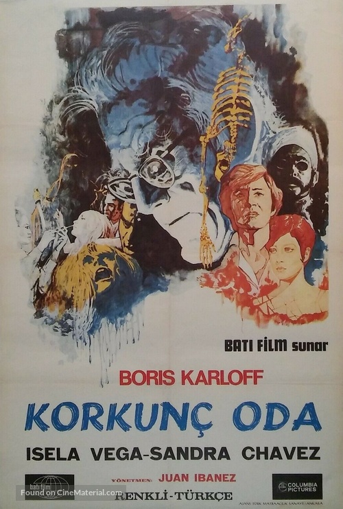 The Fear Chamber - Turkish Movie Poster
