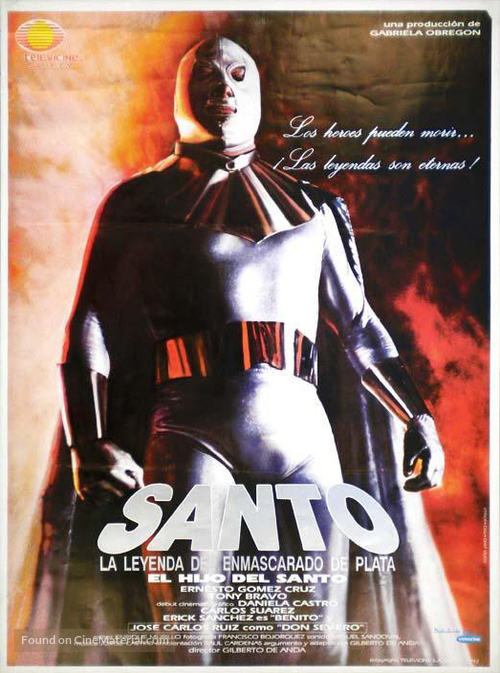 Santo: la leyenda del enmascarado de plata - Mexican Movie Poster