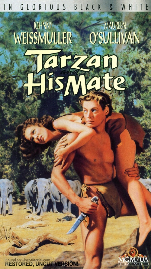 Tarzan and His Mate - VHS movie cover