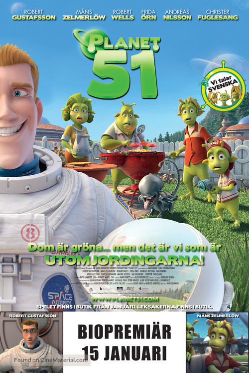 Planet 51 - Swedish Movie Poster