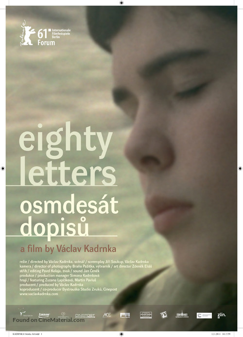 Osmdes&aacute;t dopisu - Czech Movie Poster