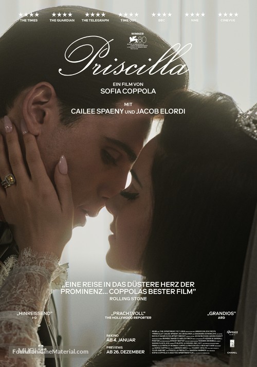 Priscilla - German Movie Poster