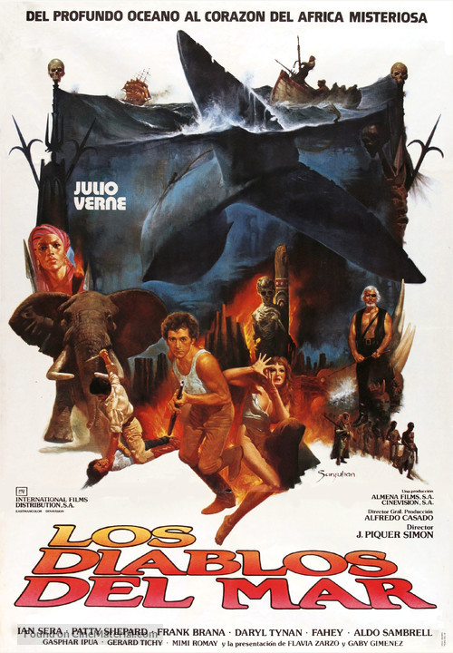Los diablos del mar - Spanish Movie Poster