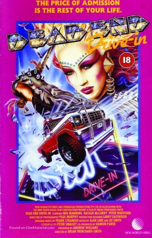 Dead-End Drive In - British VHS movie cover