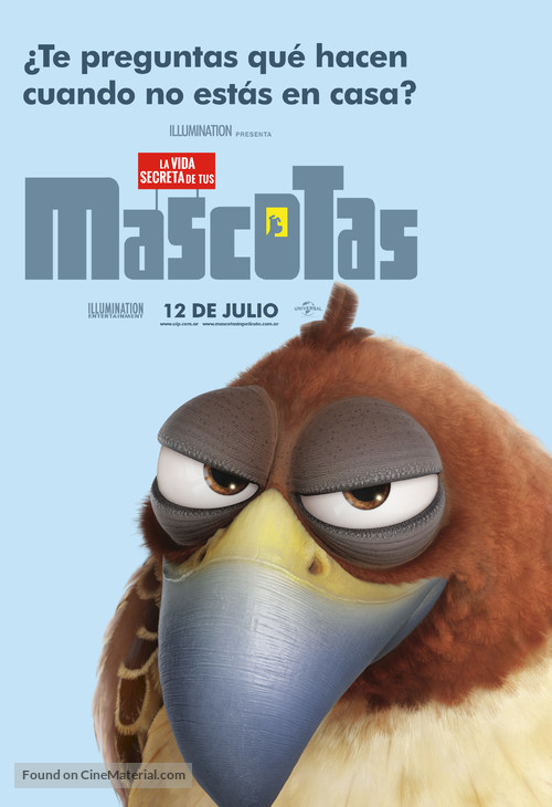 The Secret Life of Pets - Argentinian Character movie poster