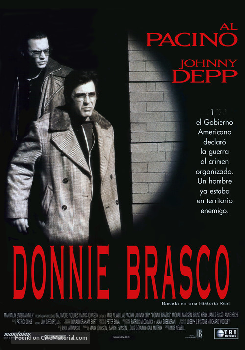 Donnie Brasco - Spanish Movie Poster
