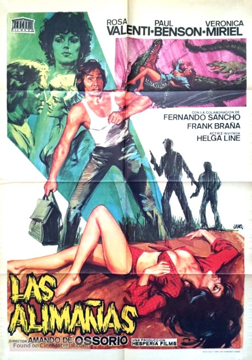 Las alima&ntilde;as - Spanish Movie Poster