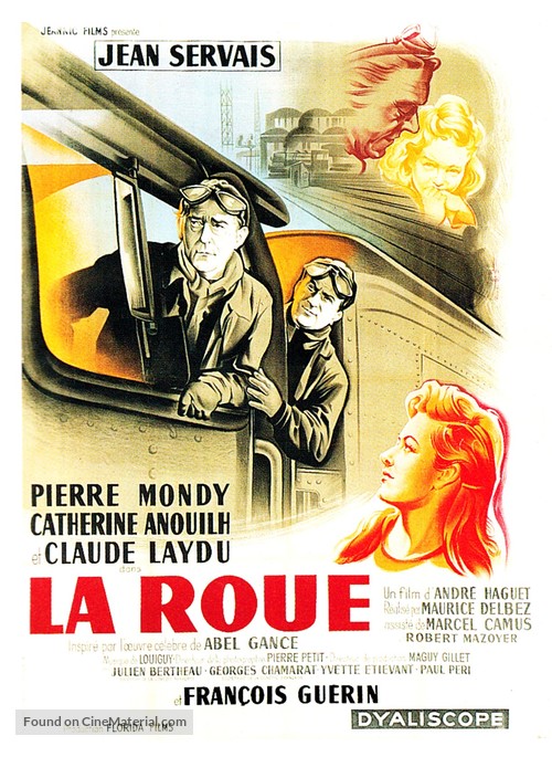 La roue - French Movie Poster