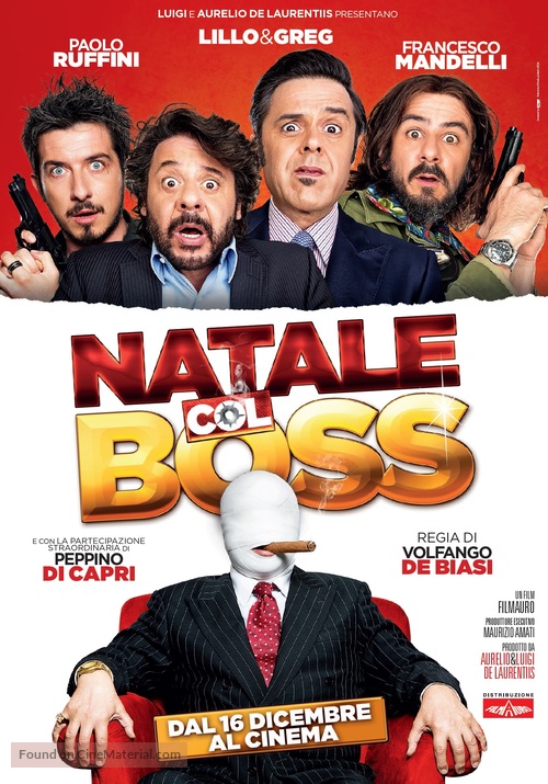 Natale col Boss - Italian Movie Poster