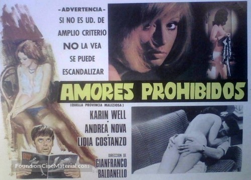 Quella provincia maliziosa - Spanish Movie Poster
