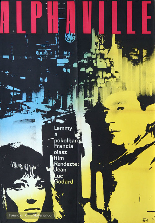 Alphaville, une &eacute;trange aventure de Lemmy Caution - Hungarian Movie Poster