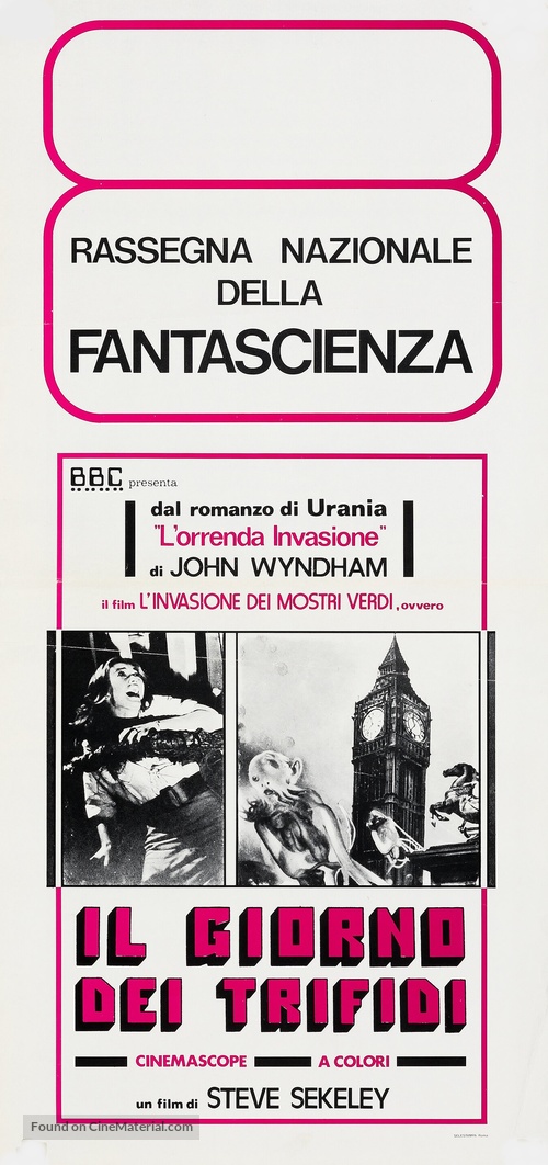 The Day of the Triffids - Italian Re-release movie poster