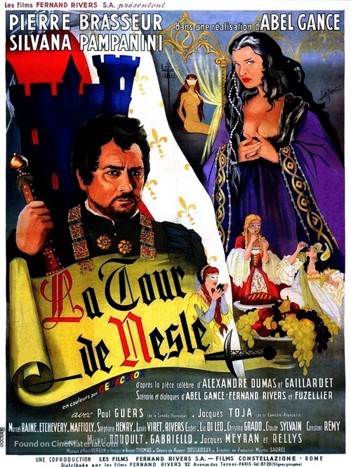 La tour de Nesle - French Movie Poster