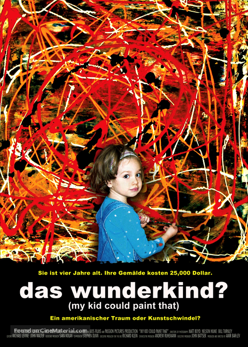 My Kid Could Paint That - German DVD movie cover