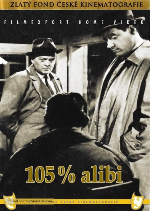 105 % alibi - Czech DVD movie cover