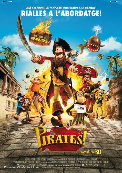 The Pirates! Band of Misfits - Andorran Movie Poster