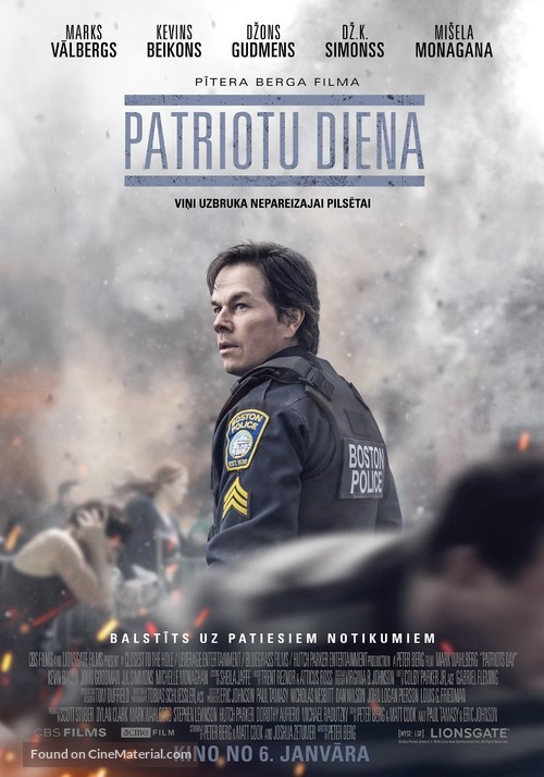 Patriots Day - Latvian Movie Poster
