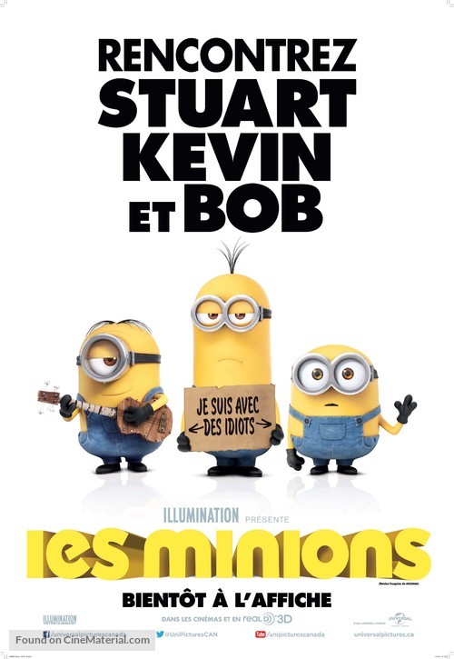 Minions - Canadian Movie Poster