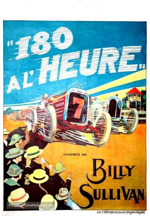 Speed Crazed - Belgian Movie Poster