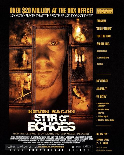 Stir of Echoes - Video release movie poster