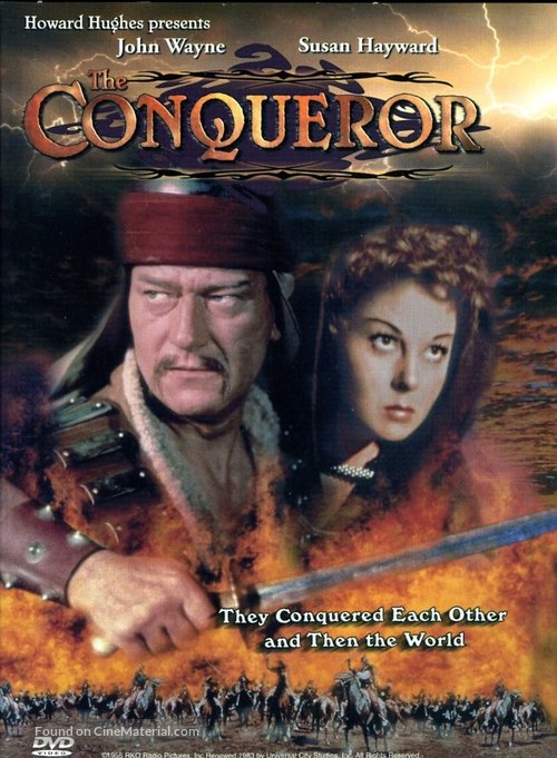 The Conqueror - DVD movie cover