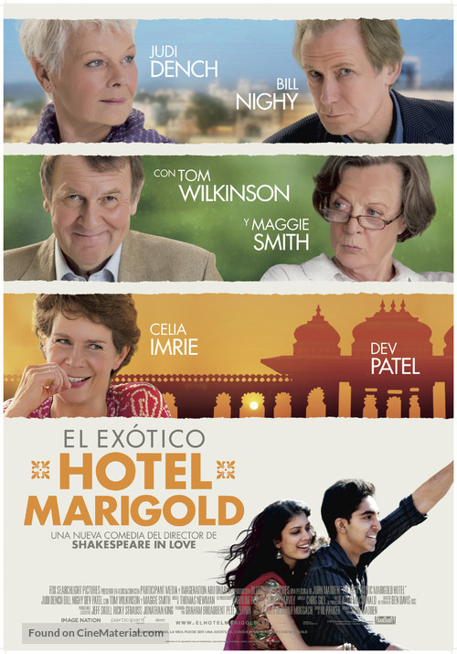 The Best Exotic Marigold Hotel - Spanish Movie Poster