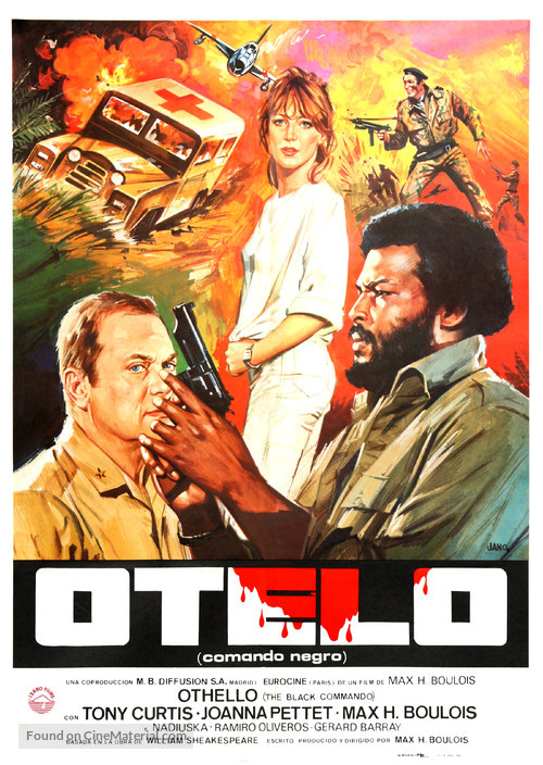 Otelo (Comando negro) - Spanish Movie Poster